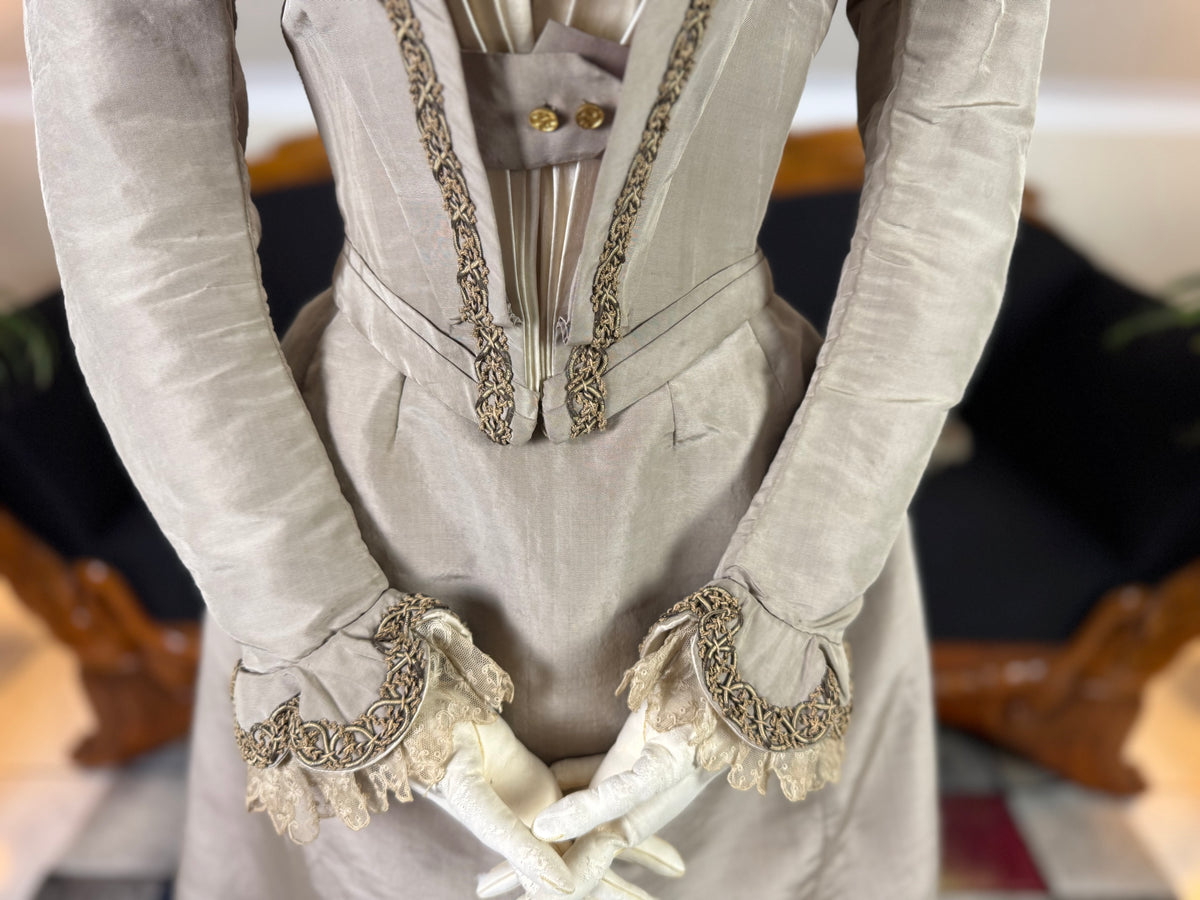 Antique Victorian Walking Dress, ca. 1897 - Three-Piece English Ensemble