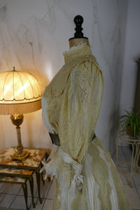 MACHERET Society Dress, New York & Paris, ca. 1901
