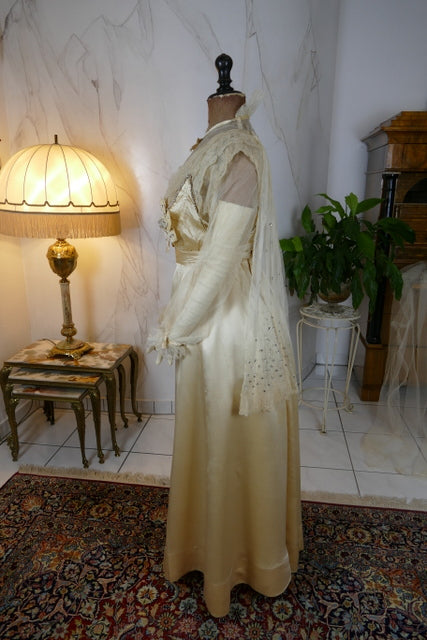 HUGHES & STARNES Wedding Dress, ca. 1915