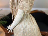 Antique Edwardian Evening Dress, ca. 1906