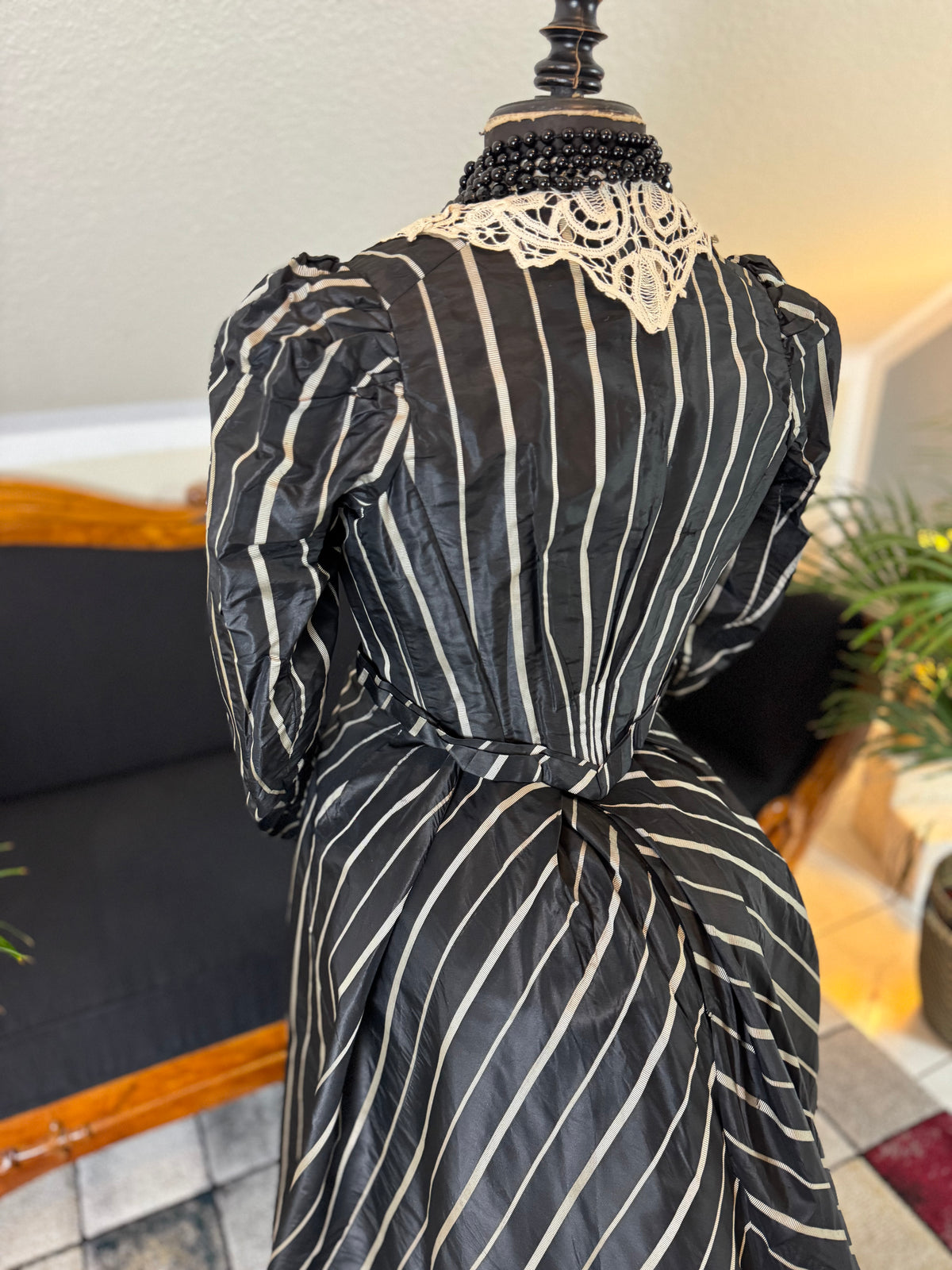Antique Victorian Afternoon Dress for an Elderly Lady, ca. 1898
