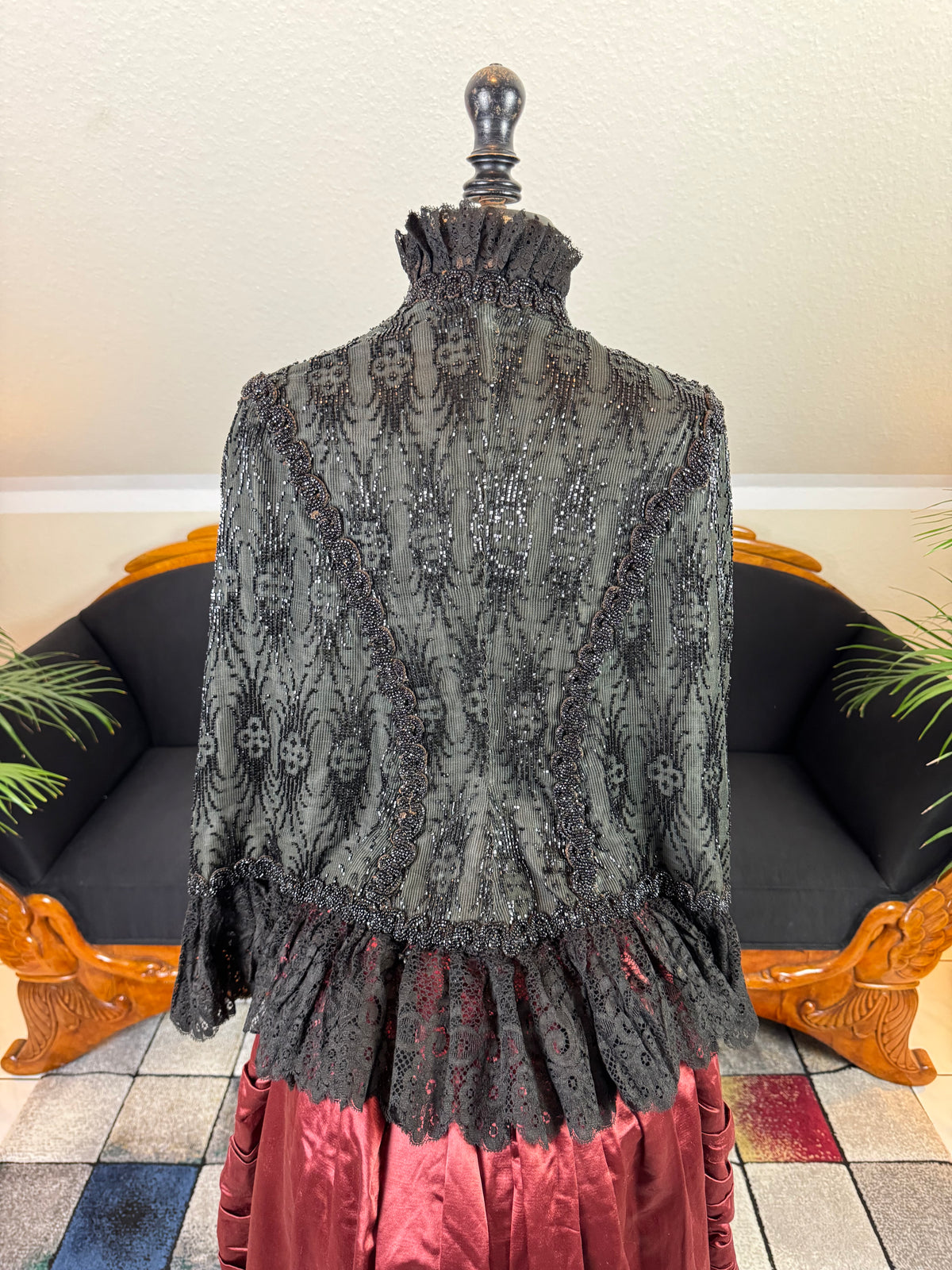 Antique Victorian Beaded Dolman, ca. 1884