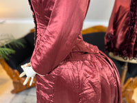 Ensemble de visite victorien antique, vers 1883