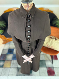 Ensemble de voyage victorien en laine avec sac assorti, Allemagne, vers 1898