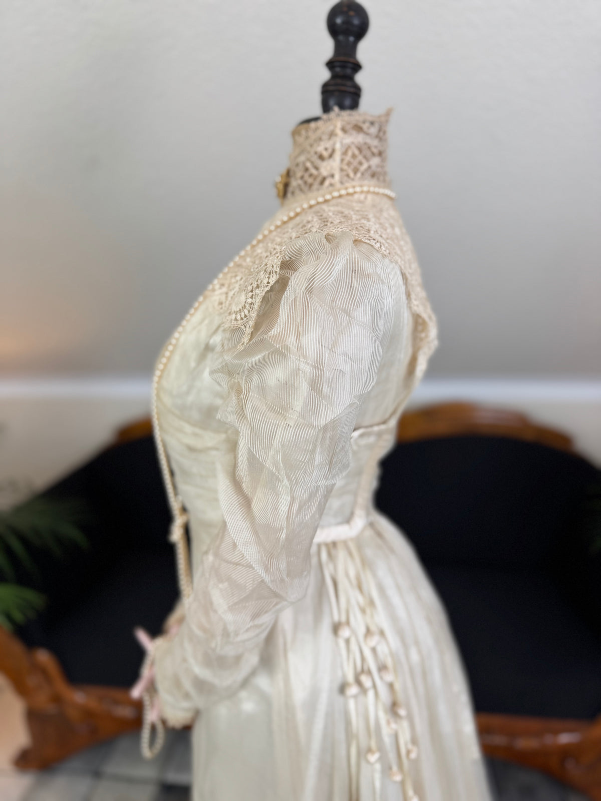 Antique Edwardian Festive Dress, ca. 1908