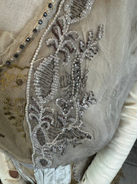 Antique GUSTAVE BEER Evening Dress – Silk Chiffon & Velvet, Paris Couture ca. 1912