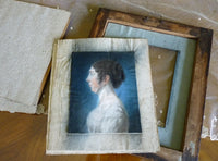 Pair of Empire Pastel Portraits, 1813 – L.H. Hessel, Nuremberg, Early 19th‑Century Art