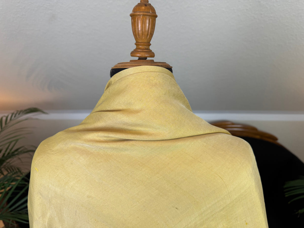 Regency Shawl with Prince of Wales’s Feathers Embroidery, ca. 1805