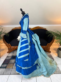 Antique Victorian Evening Dress, England, ca. 1872