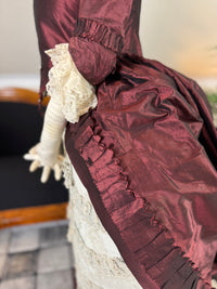 Rococo Robe à la Polonaise and Petticoat, ca. 1775