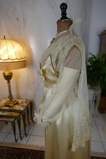 HUGHES & STARNES Wedding Dress, ca. 1915
