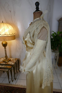 HUGHES & STARNES Wedding Dress, ca. 1915