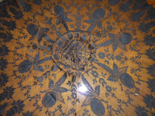 Lace Parasol Cover, ca. 1910
