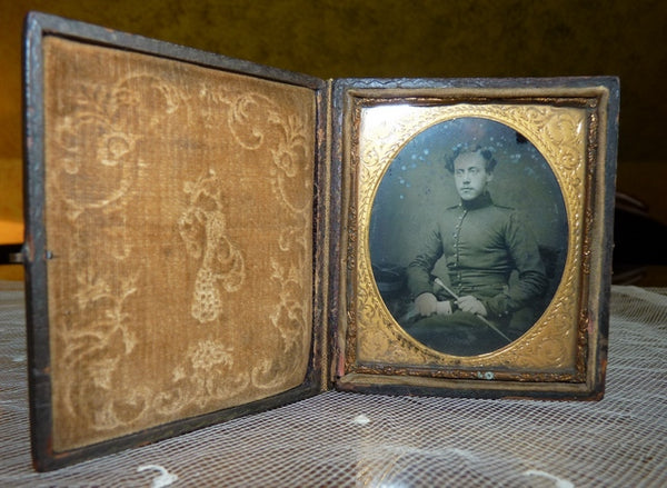 Ambrotype, Soldier, ca. 1855