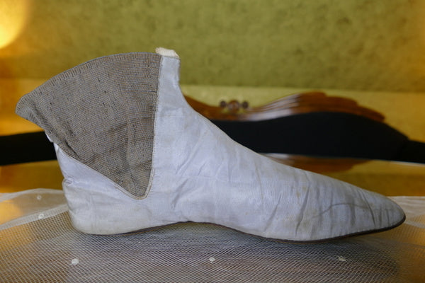 Extensible Silk Boots, ca. 1852