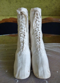 Sport Cotton Sateen Lace Boots, ca. 1875