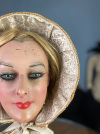 Bonnet de mariage, vers 1849