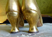 Golden Evening Shoes, Vienna and London, ca. 1912