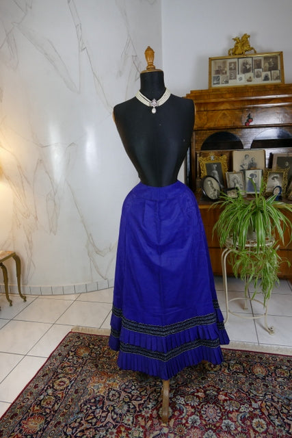Blue Underskirt, Germany, dated 1908