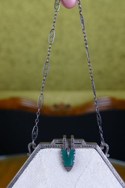 Octagonal Flapper Bag, France, 1920s