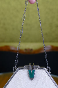 Octagonal Flapper Bag, France, 1920s