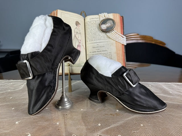 Late Baroque Women's Shoes, 1730s-1740s