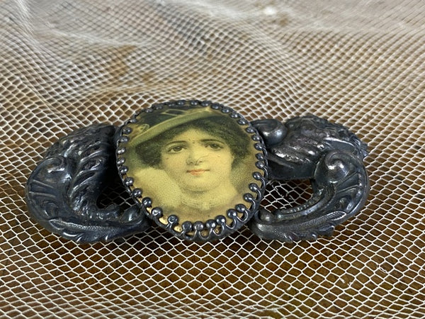 Belt Buckle Art Nouveau Motif, ca. 1908