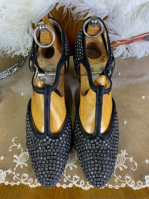 C.H. WOLFELT Co. Dazzling Rhinestone Dance Shoes, Los Angeles, ca, 1929