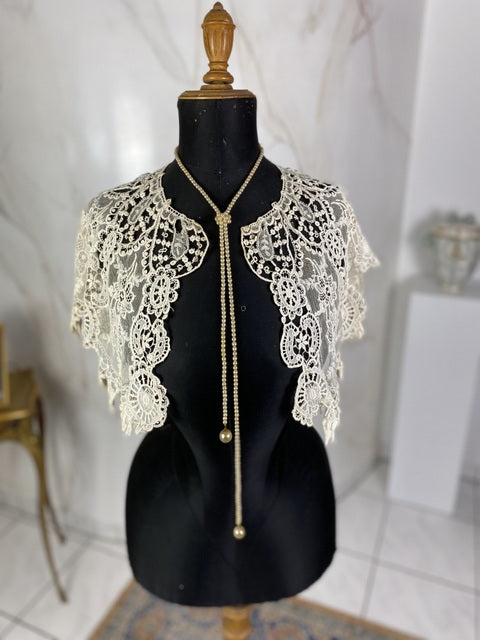 Handmade Lace Collar, ca. 1890