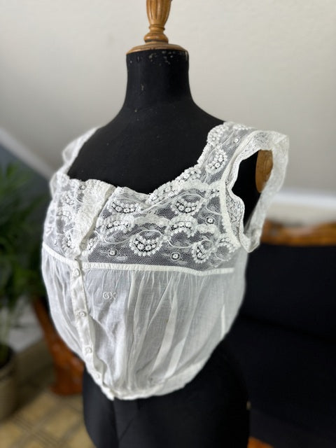 Corset Cover, France, ca. 1903