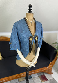 Blue Edwardian Jacket, ca. 1910