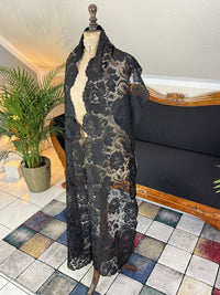 Black Lace Scarf, ca. 1905