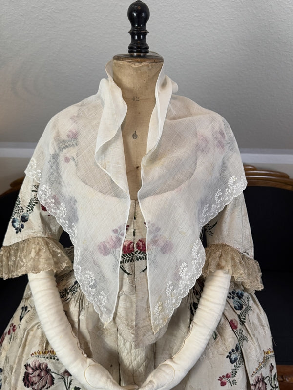 Rococo Ladies' Fichu, England, ca. 1785-1790