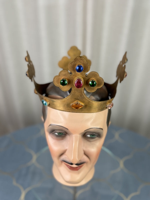 Antique Men's Theater Crown, Germany, ca. 1890-1910