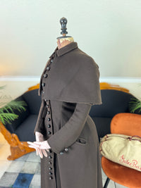 Ensemble de voyage victorien en laine avec sac assorti, Allemagne, vers 1898