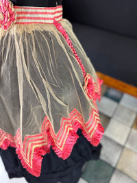 Jupe en tulle victorienne antique, vers 1858