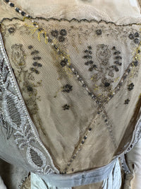 Antique GUSTAVE BEER Evening Dress – Silk Chiffon & Velvet, Paris Couture ca. 1912