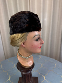 ROYAL Beaver Fur and Bird Hat, from the estate of Princess Clementine d'Orléans, Princess of Saxe-Coburg and Gotha-Koháry, ca. 1860