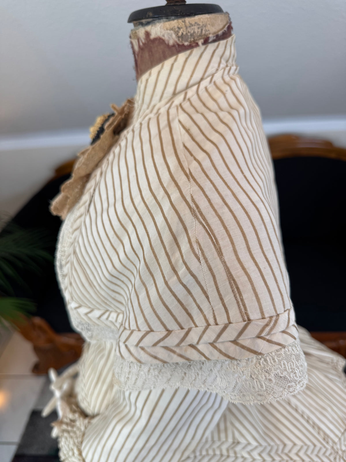 Antique Victorian Travel Dress, ca. 1883