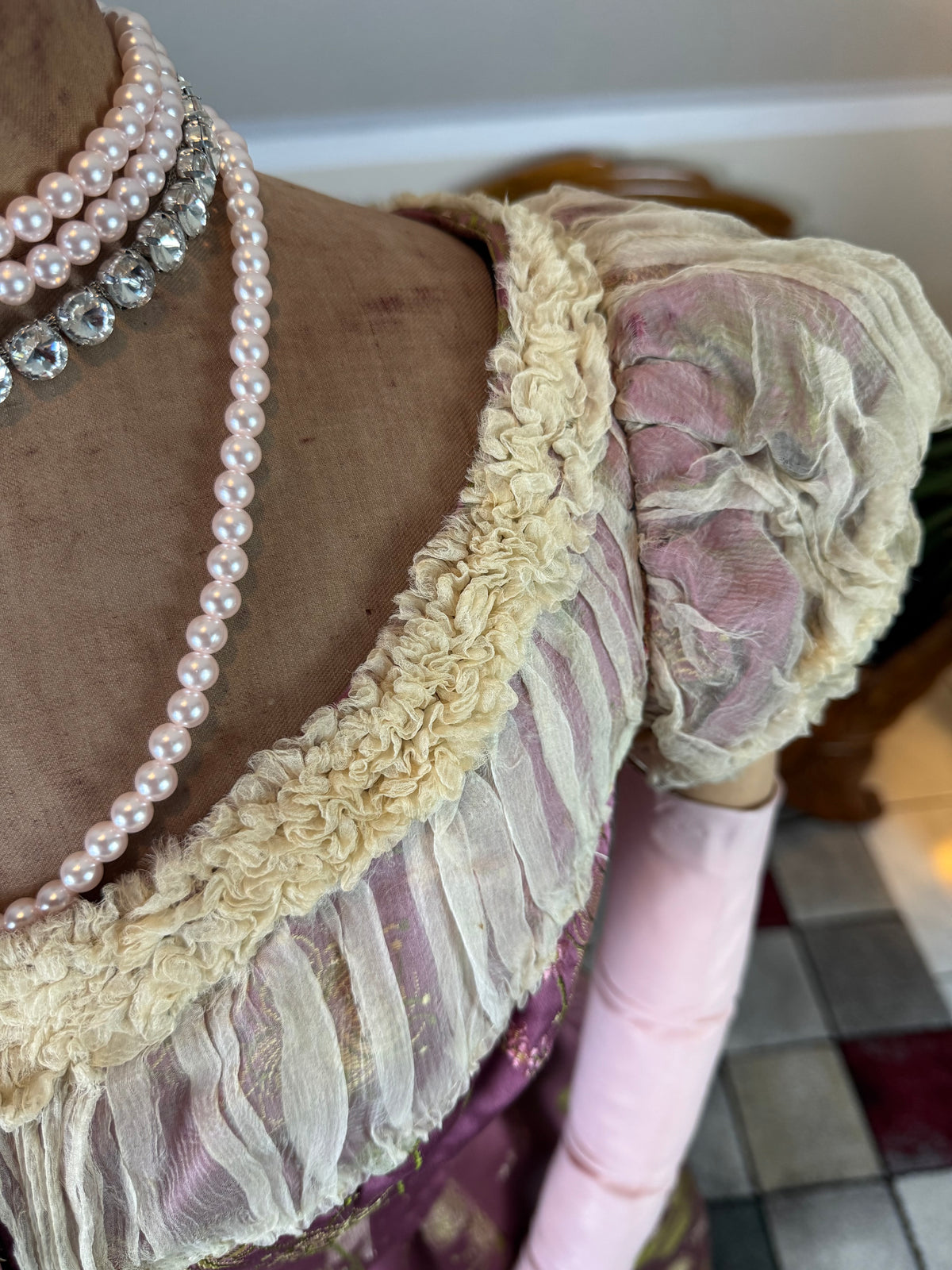 Antique Victorian Ball Gown, ca. 1895