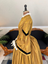 Antique Victorian Day Dress, ca. 1858