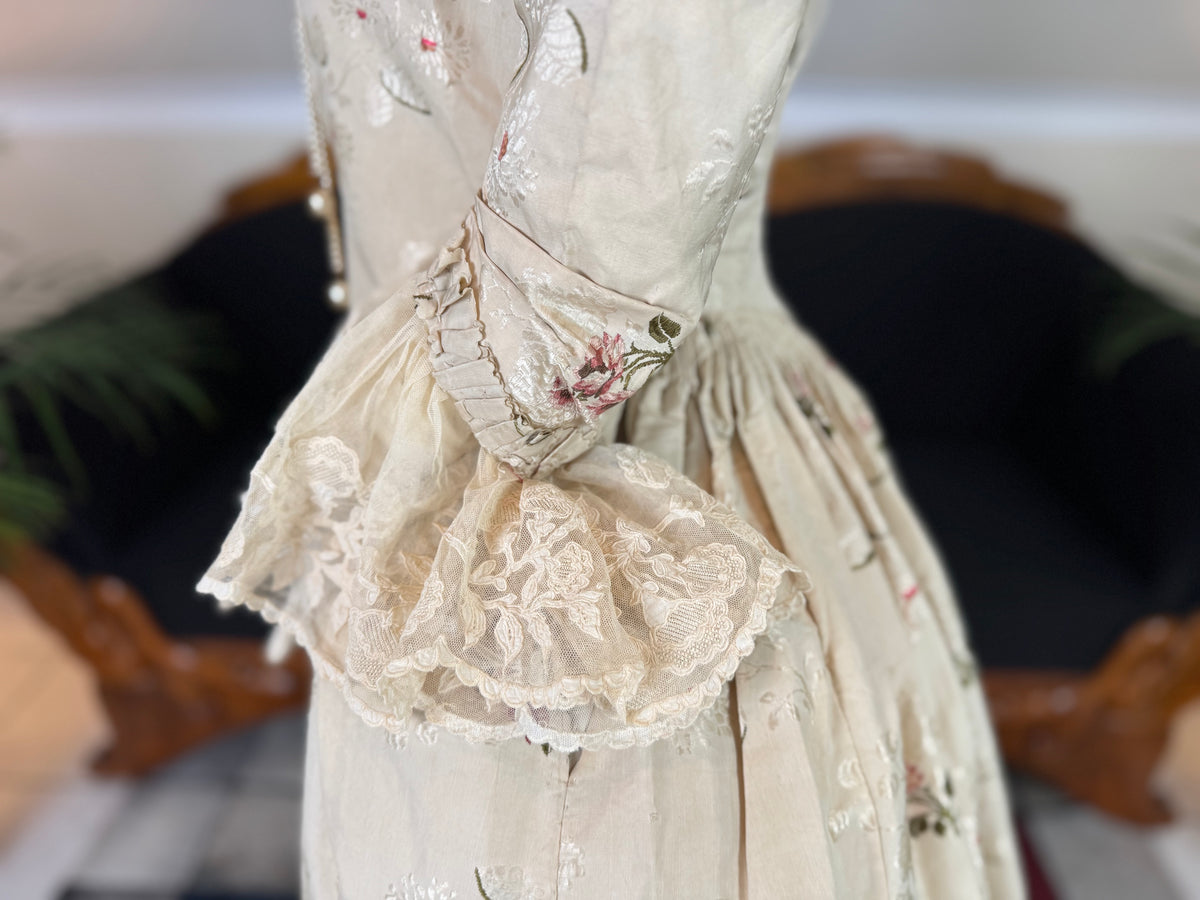 Rococo Robe á L'Anglaise and Petticoat, England, ca. 1770