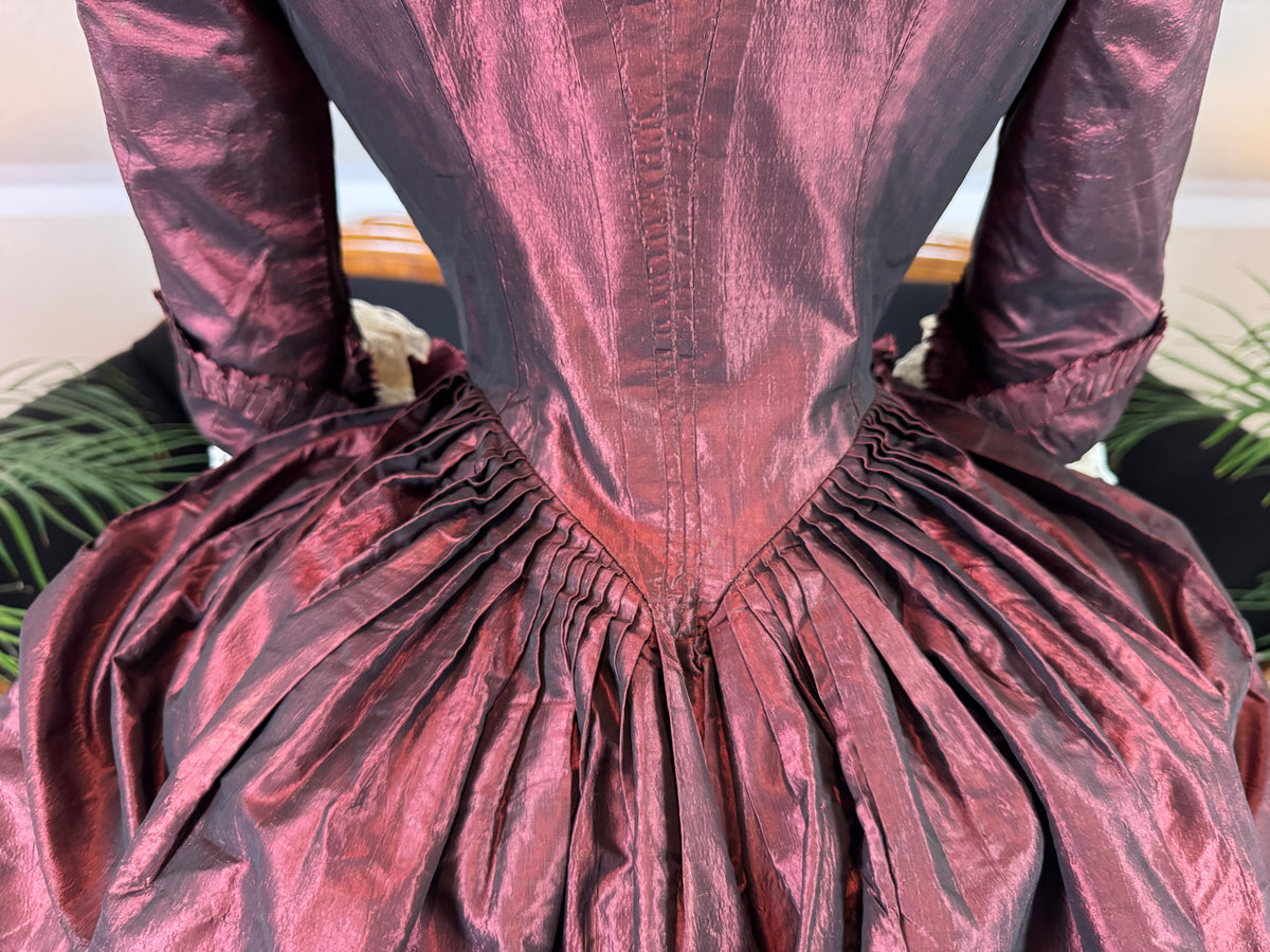 Rococo Robe à la Polonaise and Petticoat, ca. 1775