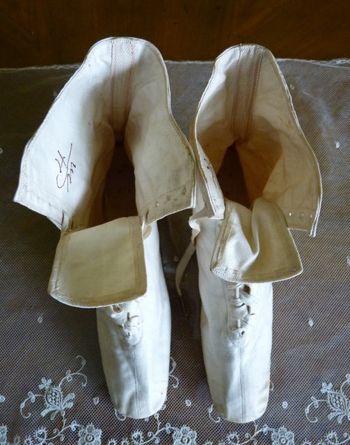 Sport Cotton Sateen Lace Boots, ca. 1875