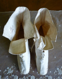 Sport Cotton Sateen Lace Boots, ca. 1875