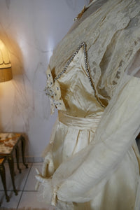 HUGHES & STARNES Wedding Dress, ca. 1915