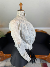 Irish Lace and Whitework Blouse, ca. 1908