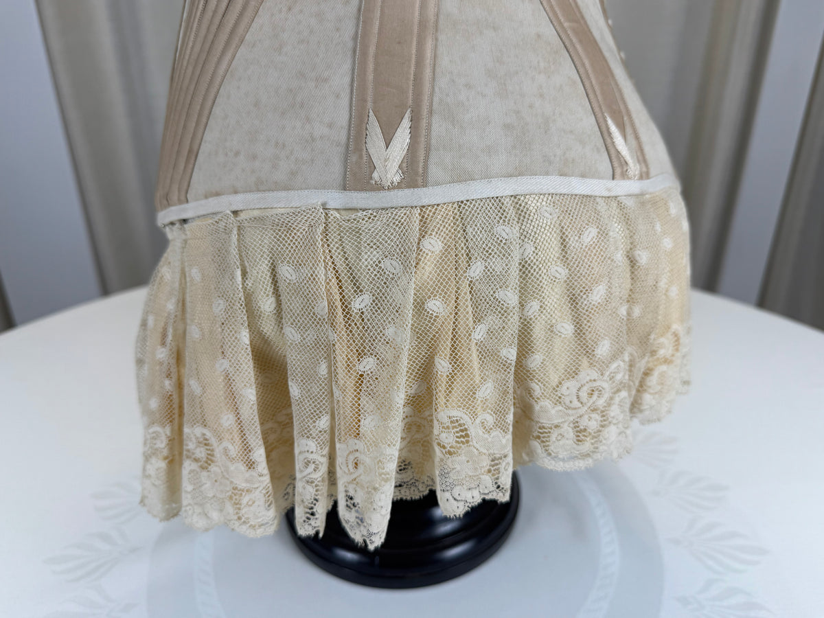 Extremely Rare CB Corset Display, ca. 1880 – Original Victorian Corset Under Glass Dome