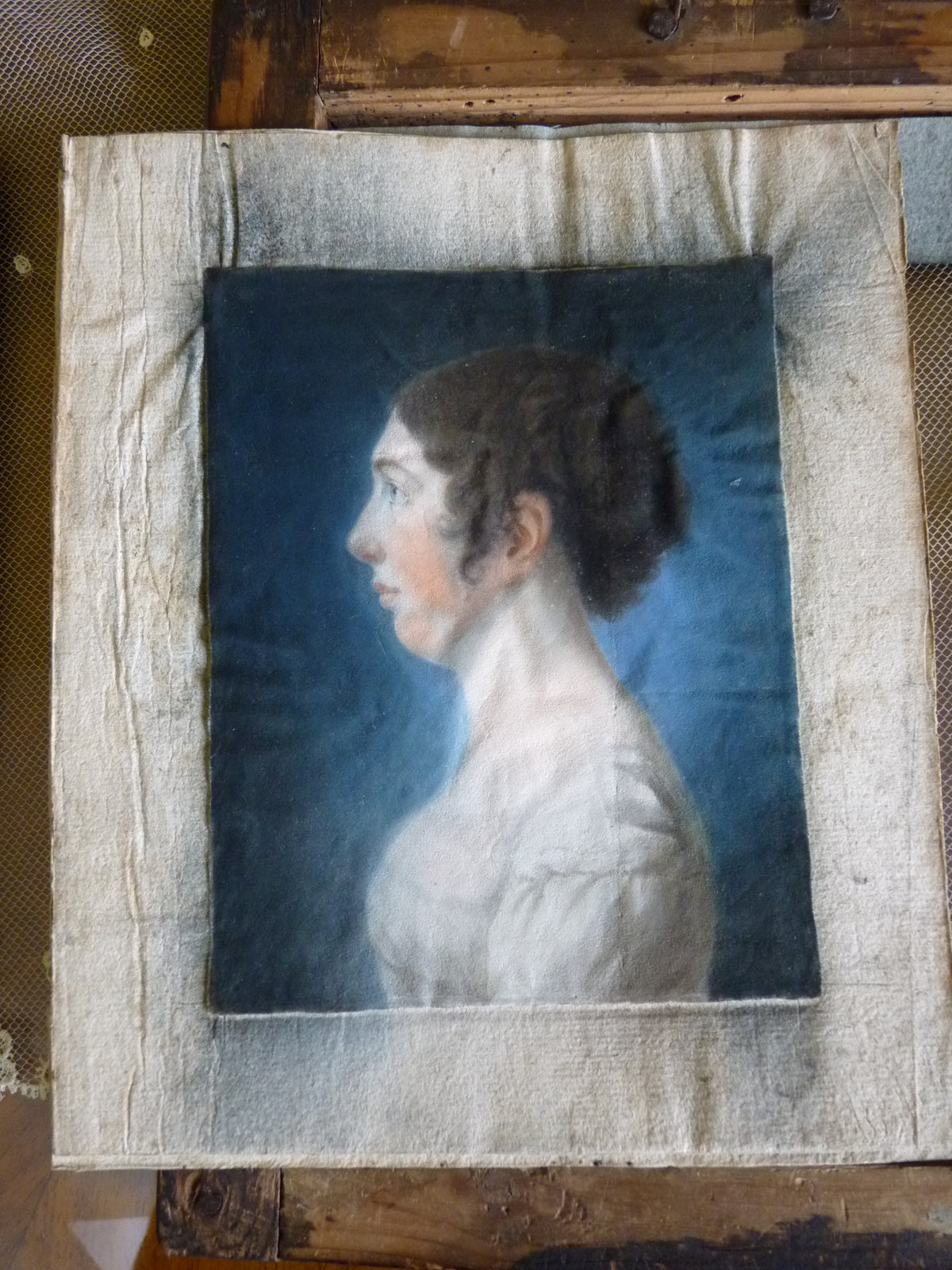 Pair of Empire Pastel Portraits, 1813 – L.H. Hessel, Nuremberg, Early 19th‑Century Art