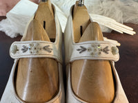 Antique Evening Shoes in Goatskin Leather, England, ca. 1907
